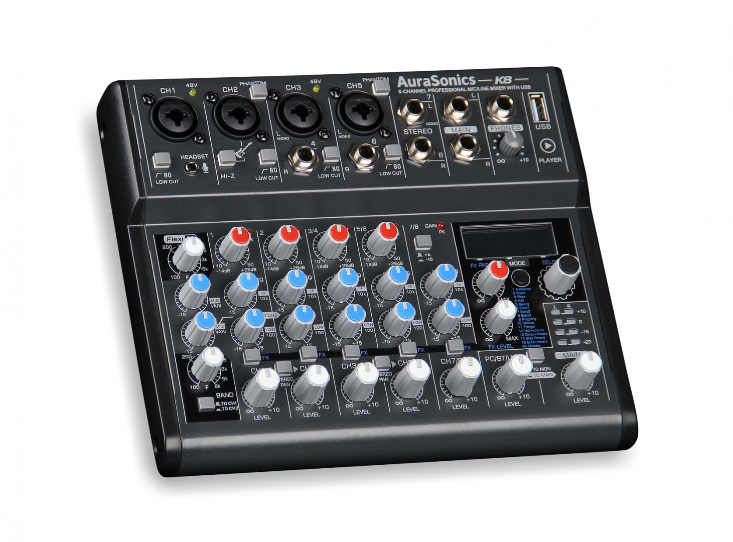 AuraSonics K8 компактный микшерный пульт в Владимирской области