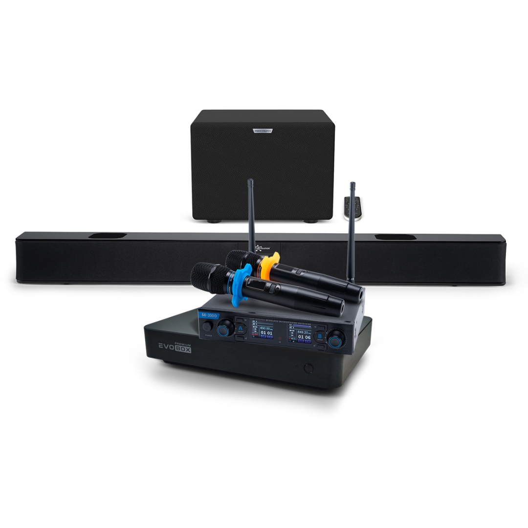 Hi-End караоке-система EVOBOX Premium + EvoSoundBar (саундбар с караоке) в Владимирской области