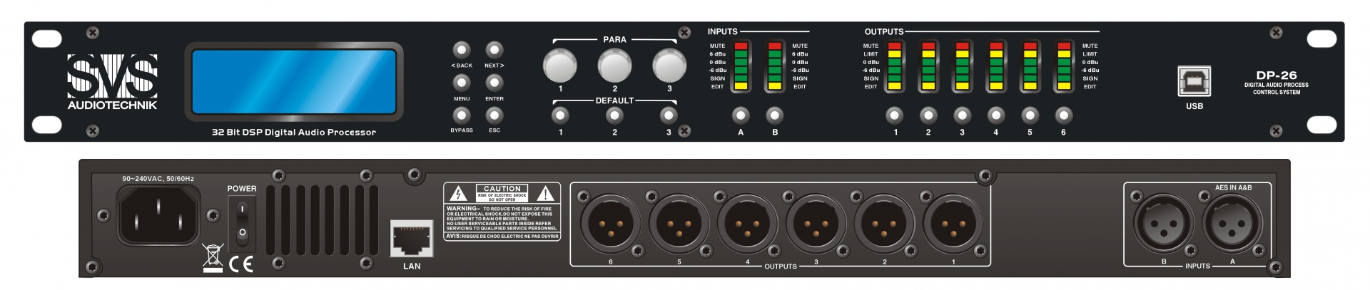 SVS Audiotechnik DP-26 Цифровой процессор: 2 входа 6 выходов в Владимирской области