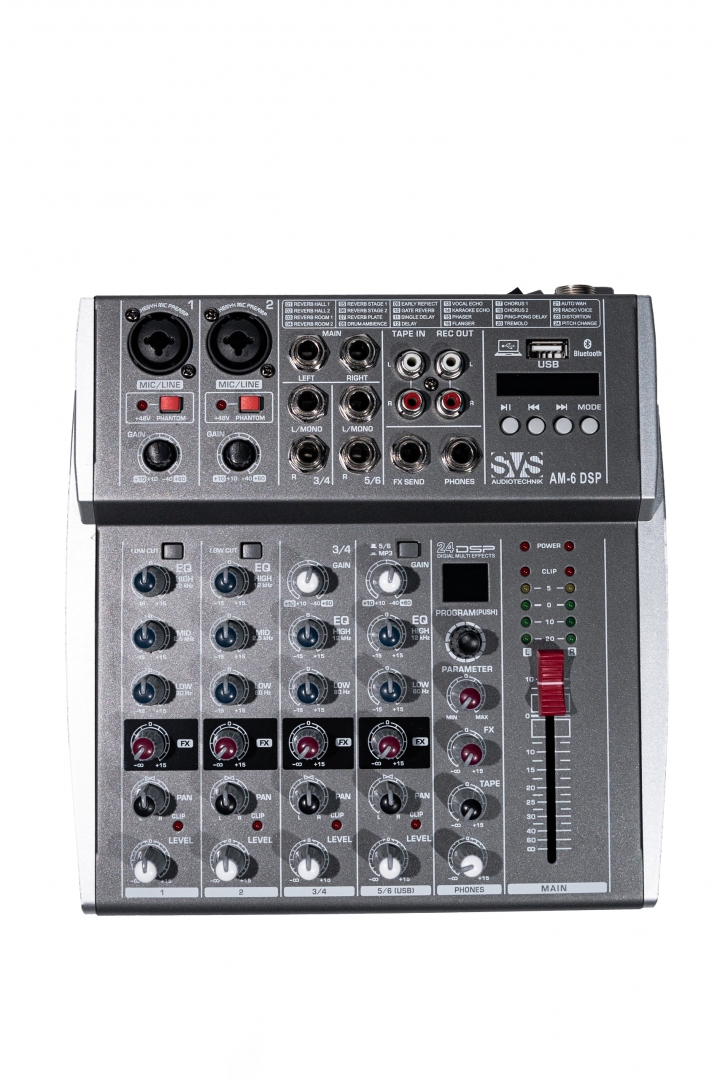 SVS Audiotechnik mixers AM-6 DSP Микшерный пульт аналоговый, 6-канальный SVS Audiotechnik mixers в Владимирской области