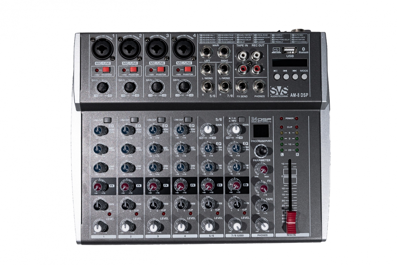 SVS Audiotechnik mixers AM-8 DSP Микшерный пульт аналоговый, 8-канальный в Владимирской области